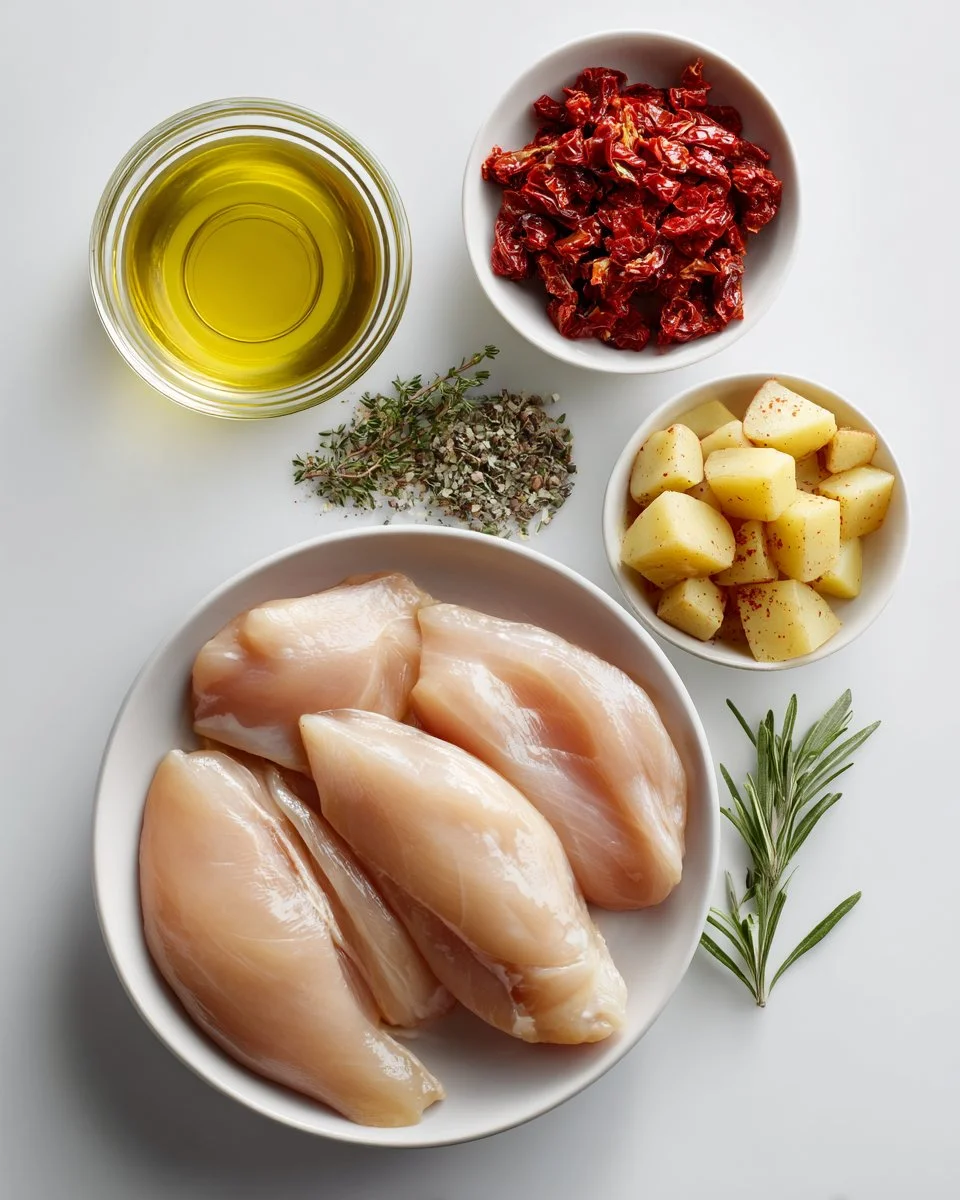 Herzhafter & einfacher Crockpot Hähnchen und Kartoffeln