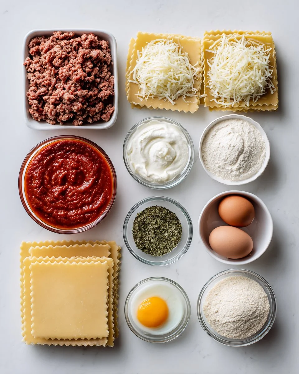Klassische geschichtete Lasagne