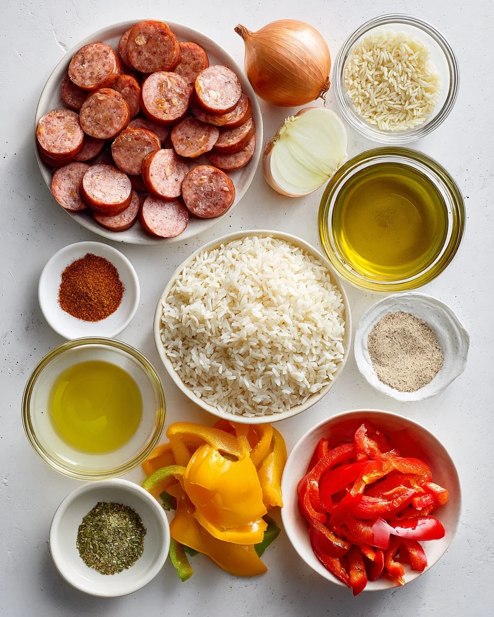 Ultimative Cajun-Wurst und Reis-Pfanne