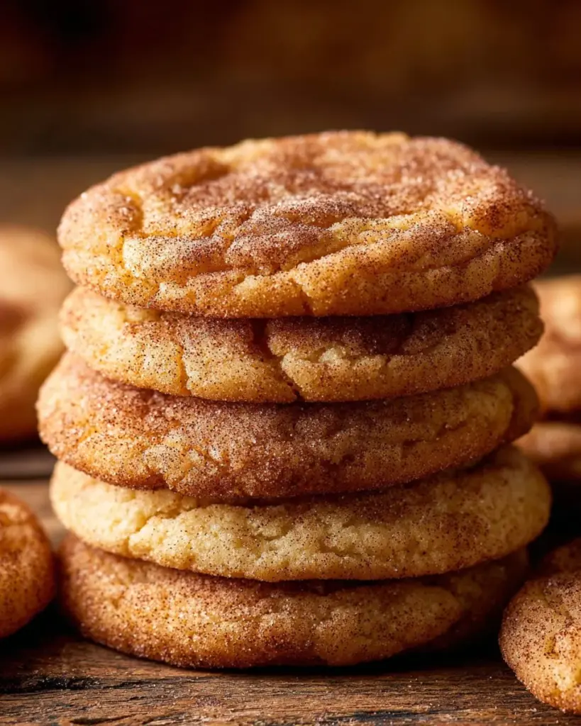 Leckere Snickerdoodle-Kekse auf einem Teller serviert