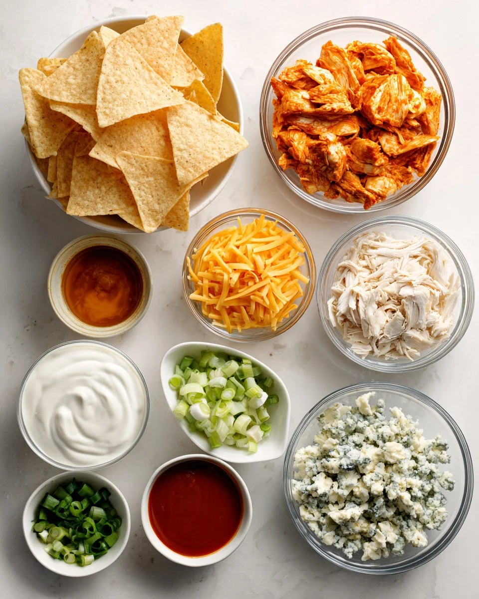 Unwiderstehliche Buffalo Chicken Nachos