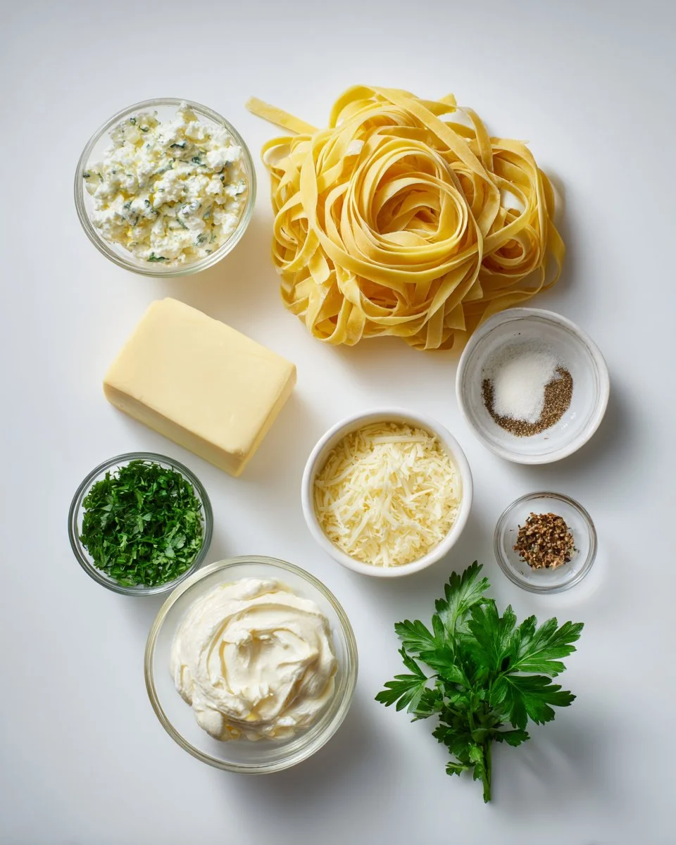 Cremige Alfredo-Fettuccine