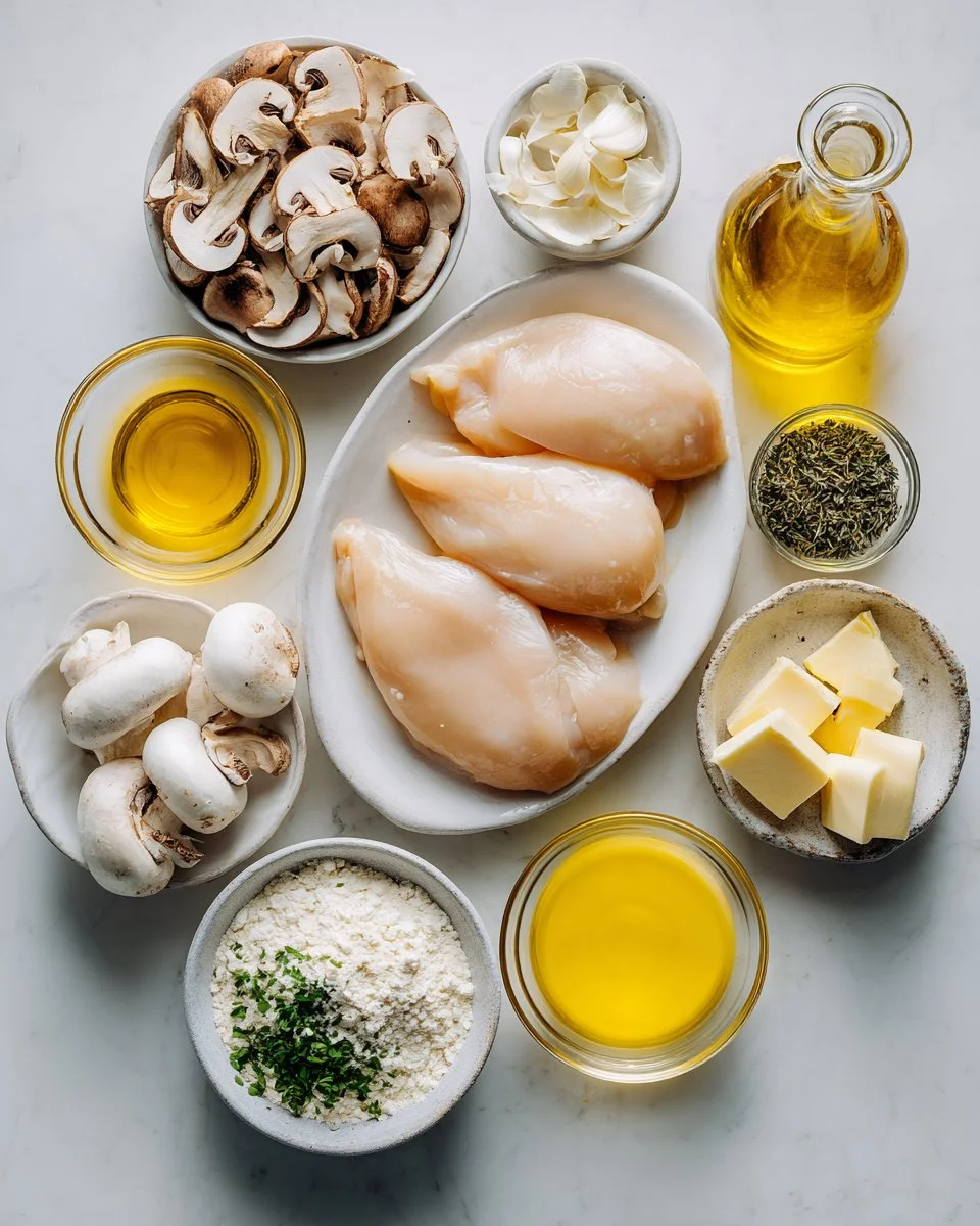 Cremige Pilz-Hühnchen