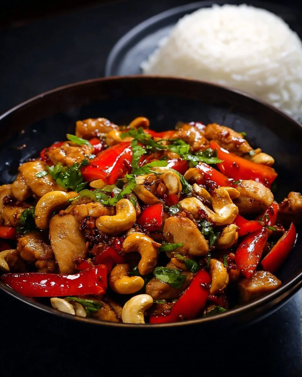 Die ultimative Thai Cashew-Hühnchen-Pfanne