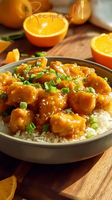 Einfaches Orangenhühnchen Rezept