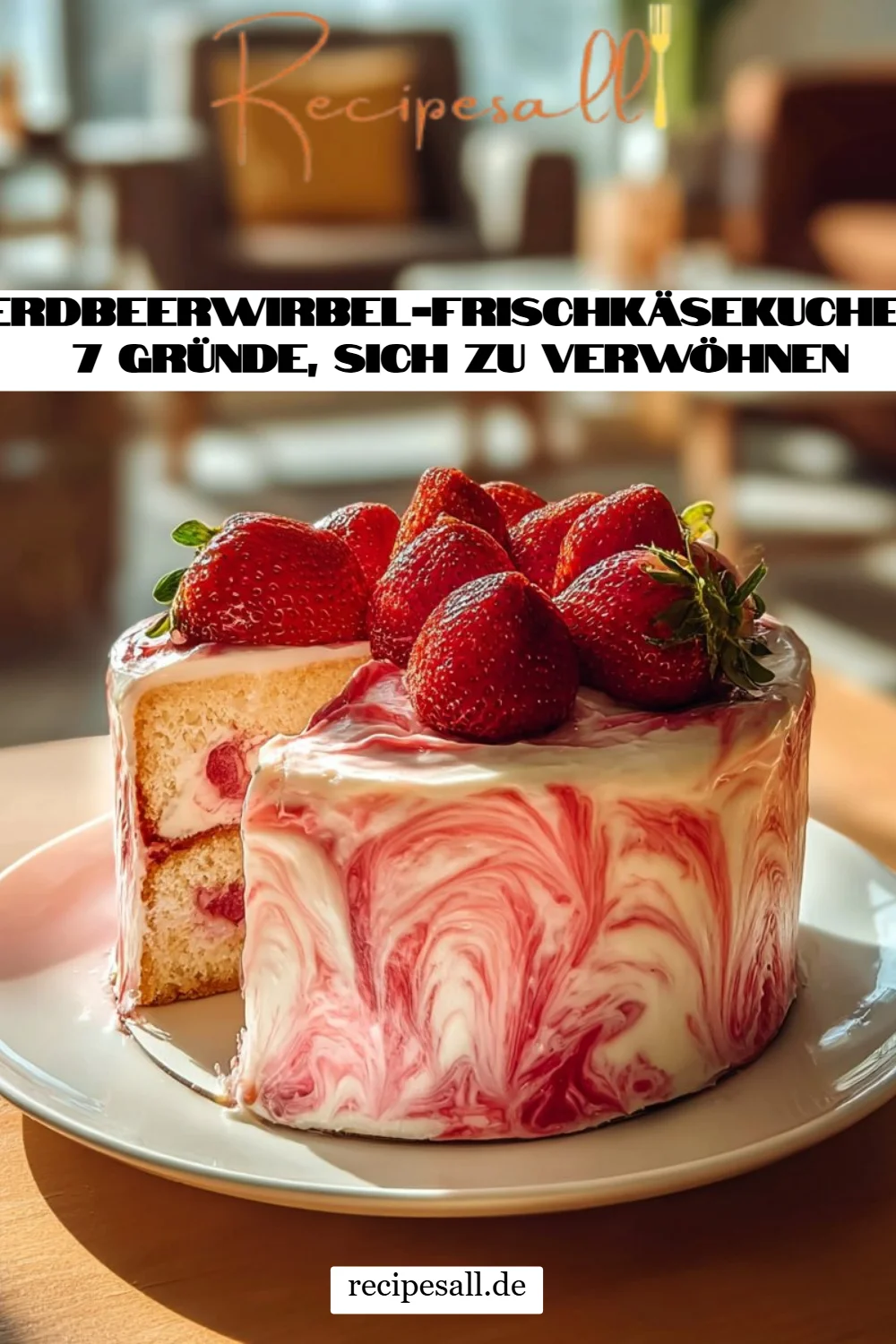 Erdbeerwirbel-Frischkäsekuchen: 7 Gründe, sich zu verwöhnen