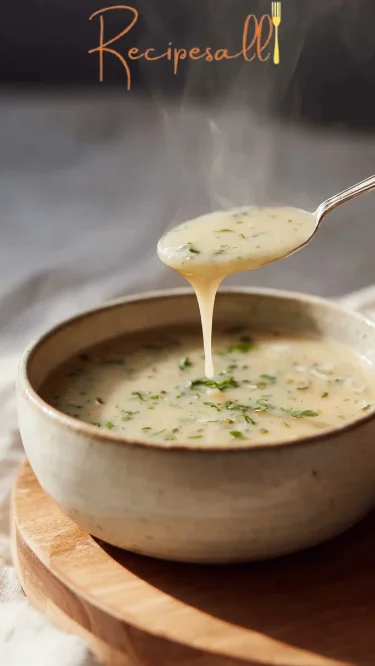 Gesunde selbstgemachte Alfredo-Sauce