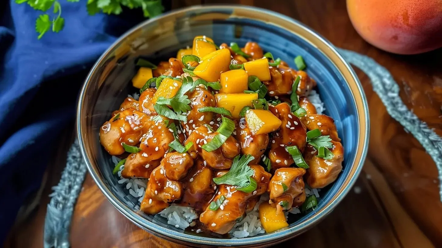Herzhafter Asiatischer Mango-Hühnchen: Ein Geschmacksabenteuer
