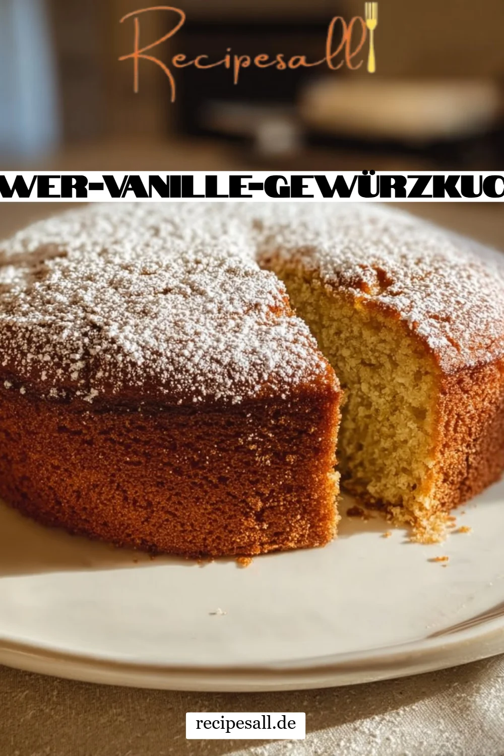 Ingwer-Vanille-Gewürzkuchen