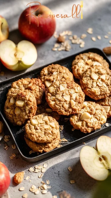 Irresistibel Leckere Apfel-Zimt-Haferkekse