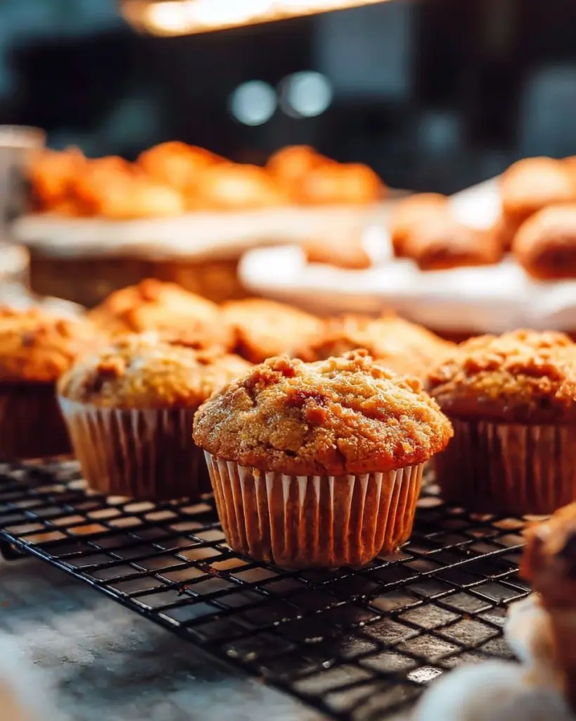 Leckere Karottenkuchen Muffins, frisch gebacken und dekoriert