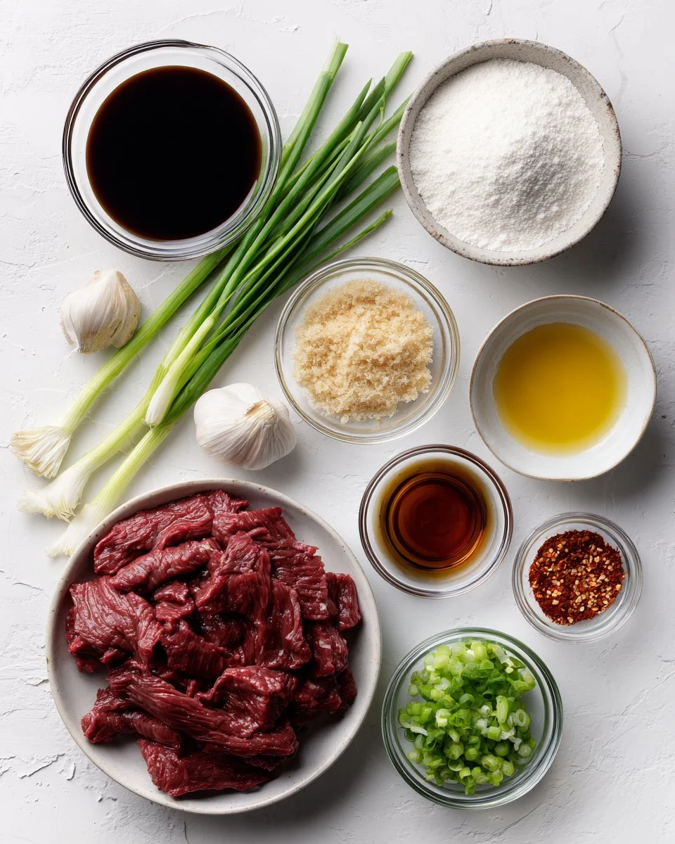 Knuspriges Klebriges Mongolisches Rindfleisch