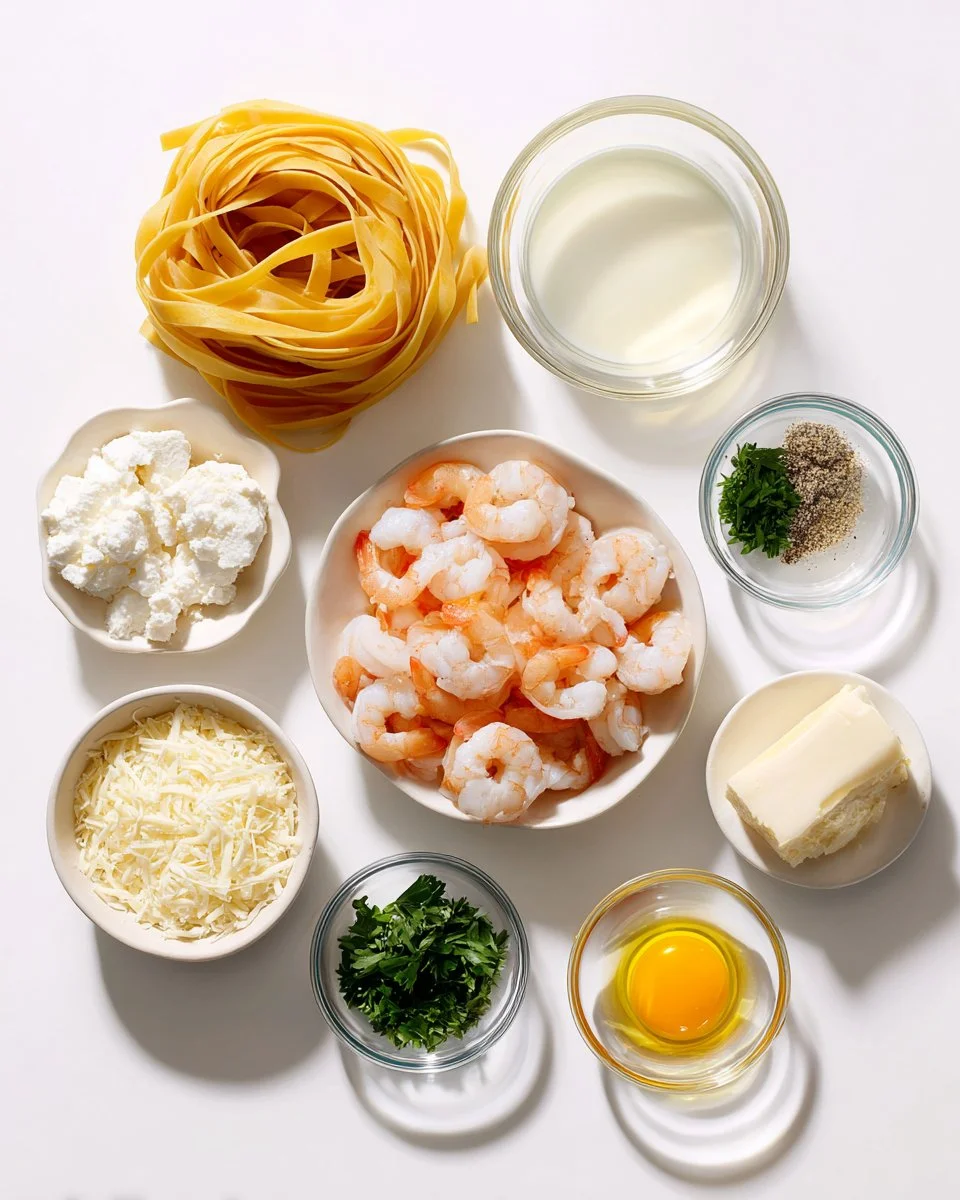 Unwiderstehliche Garnelen-Alfredo-Pasta
