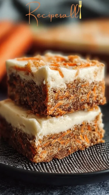 Unwiderstehliche Karottenkuchen-Cheesecake-Riegel: Der ultimative Dessertgenuss!