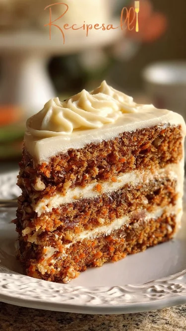 Unwiderstehlicher Karottenkuchen mit Frischkäse-Frosting: Ein Stück Glück!