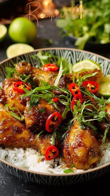 Vietnamesisches Zitronengras-Hühnchen