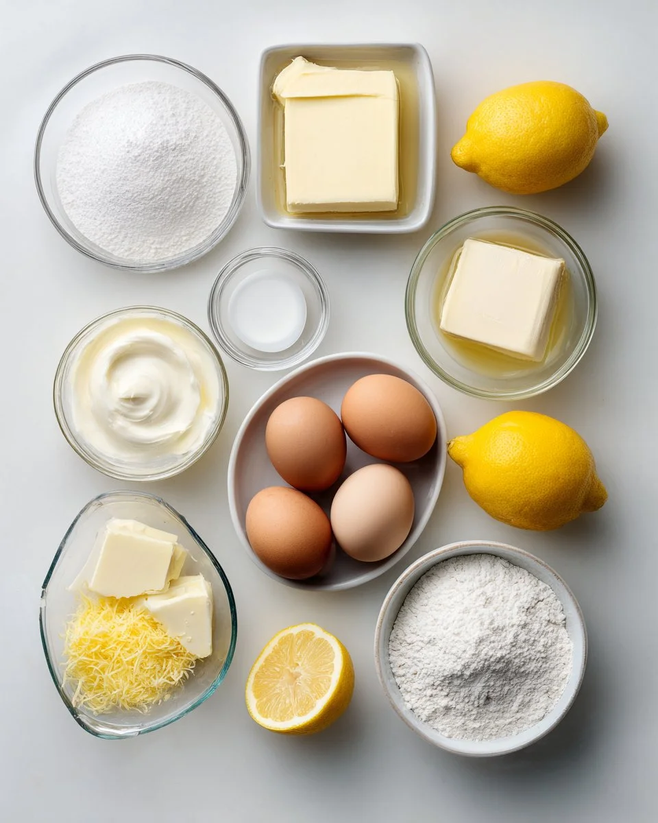 Zitronen-Cream-Cheese-Pfundkuchen