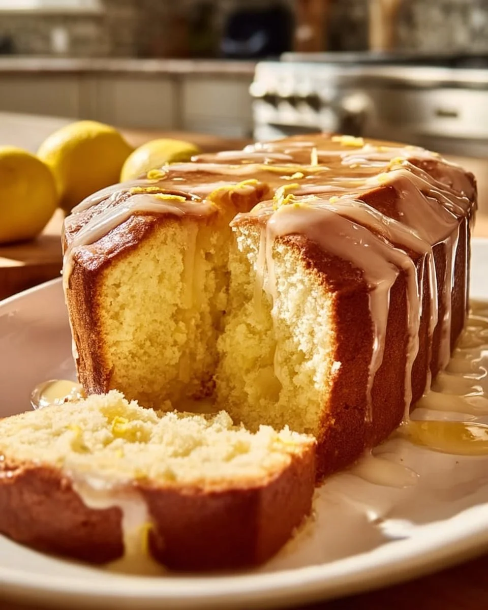 Zitronen-Cream-Cheese-Pfundkuchen