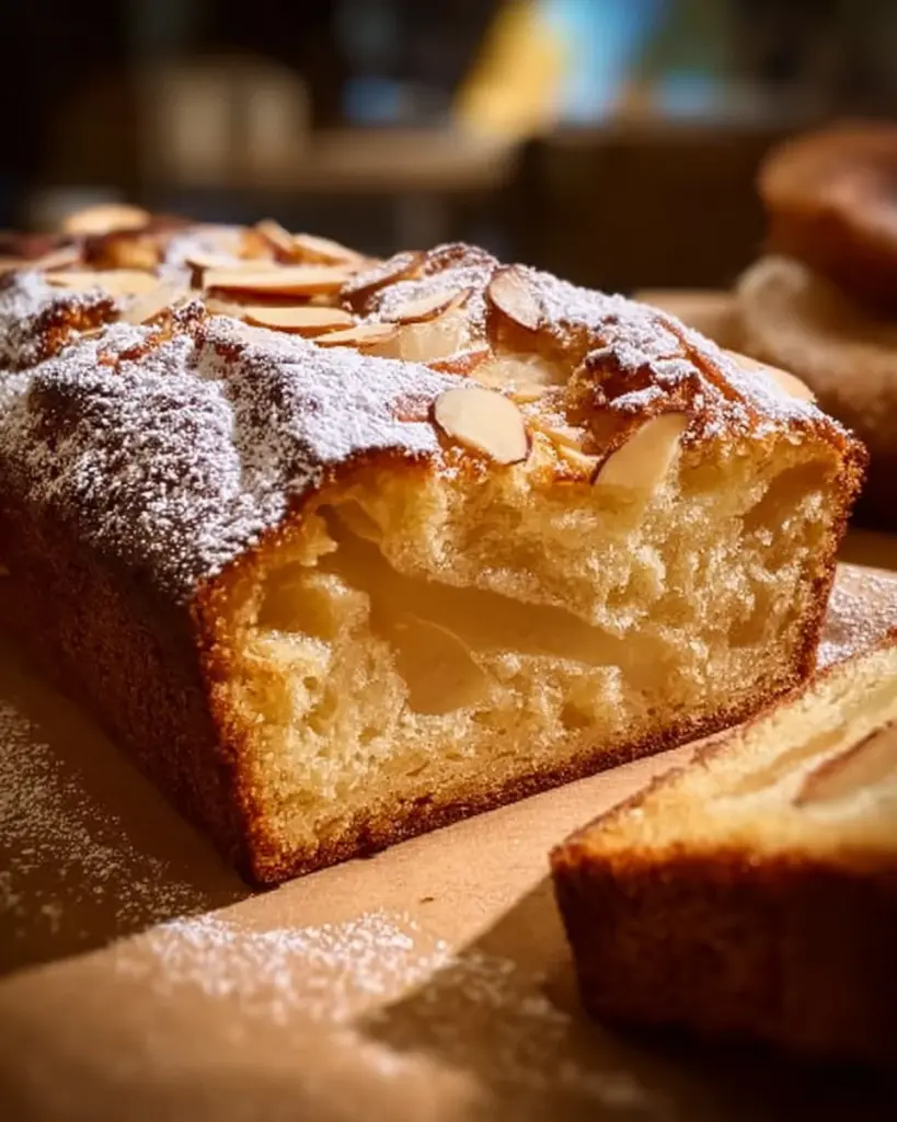 Birnen-Almond-Brotkuchen mit saftigen Birnen und mandeligen Aromen