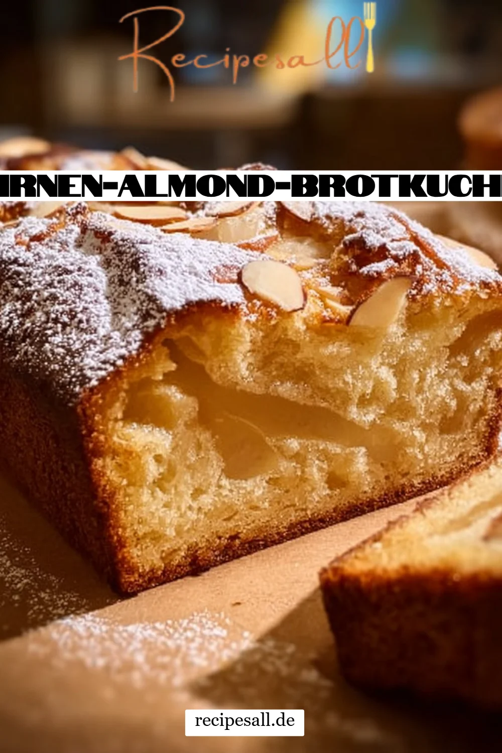 Birnen-Almond-Brotkuchen