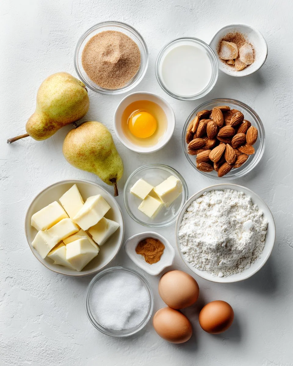 Birnen-Almond-Brotkuchen