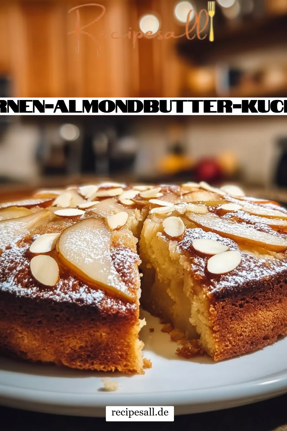 Birnen-Almondbutter-Kuchen