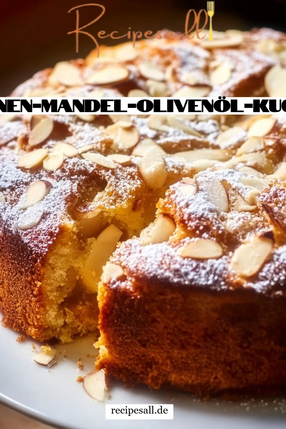 Birnen-Mandel-Olivenöl-Kuchen