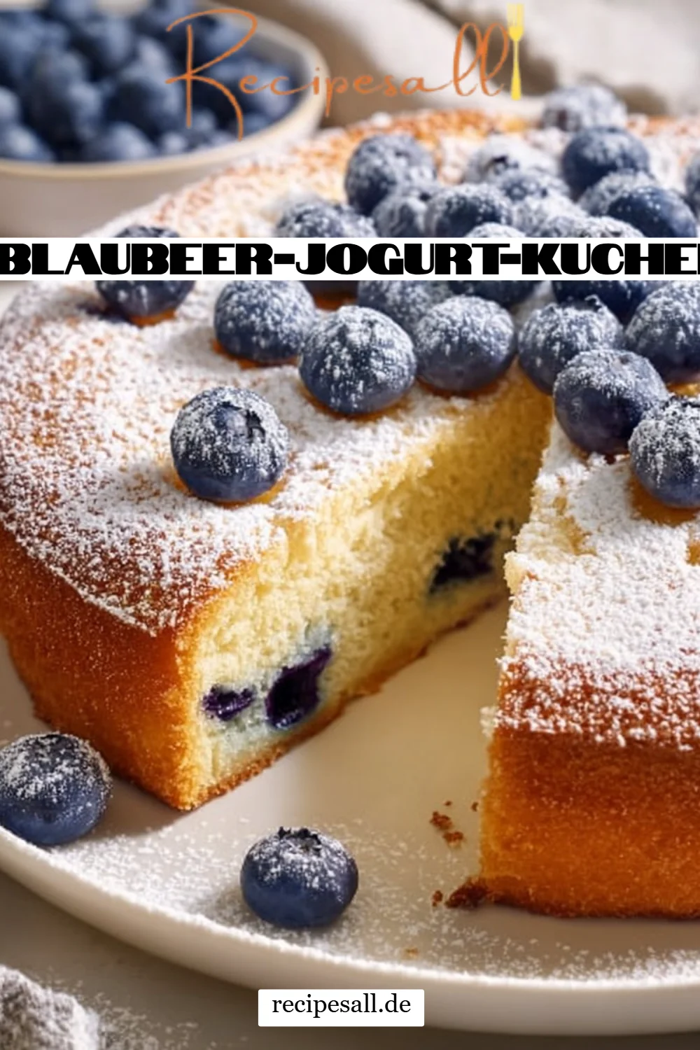 Blaubeer-Jogurt-Kuchen