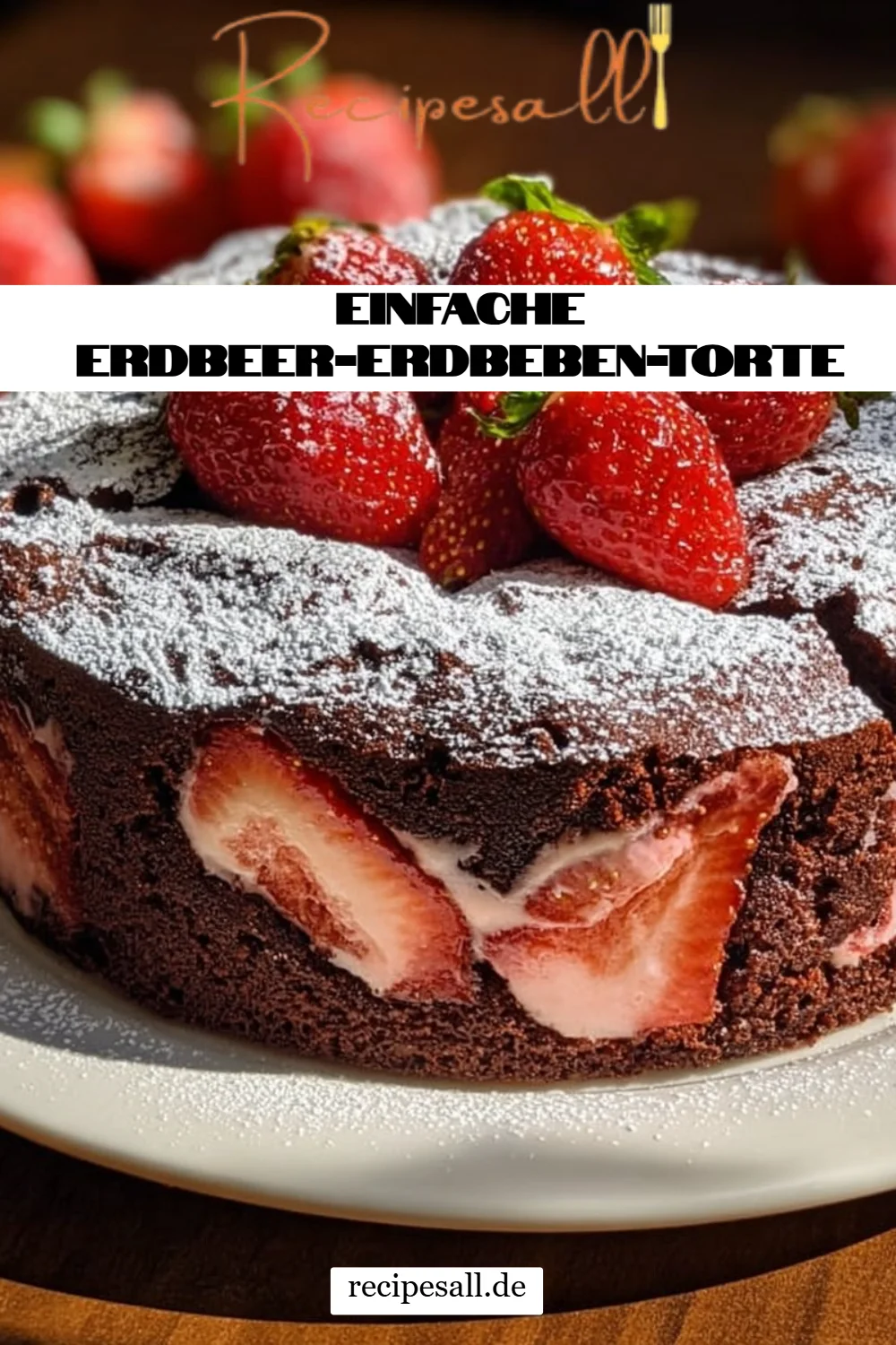Einfache Erdbeer-Erdbeben-Torte