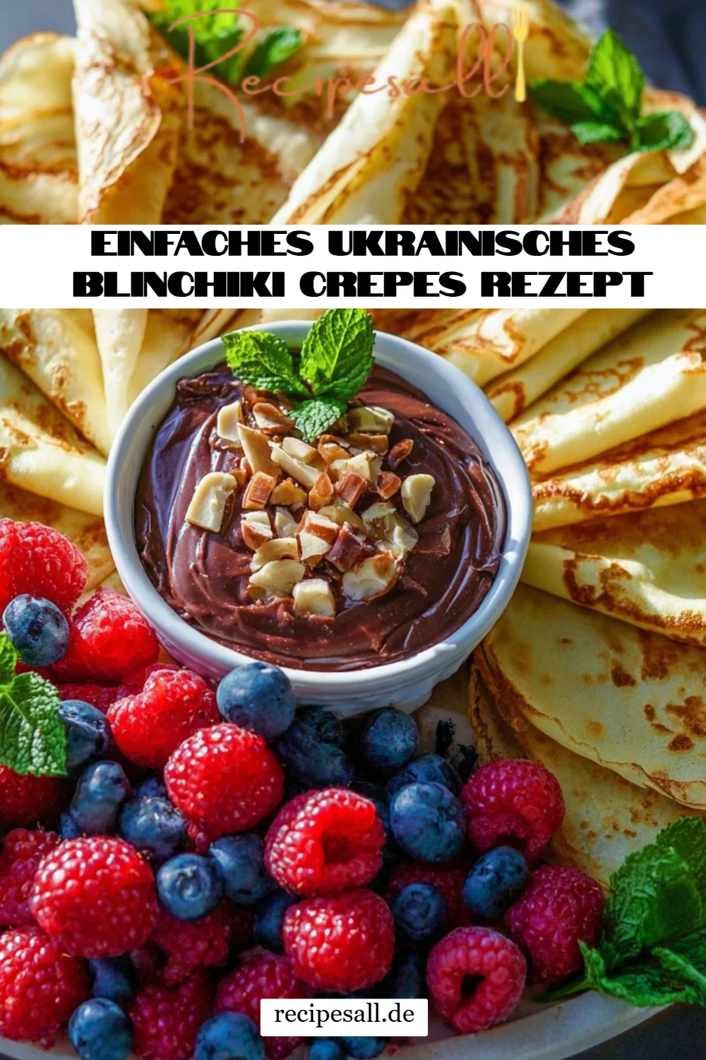 Einfaches ukrainisches Blinchiki Crepes Rezept