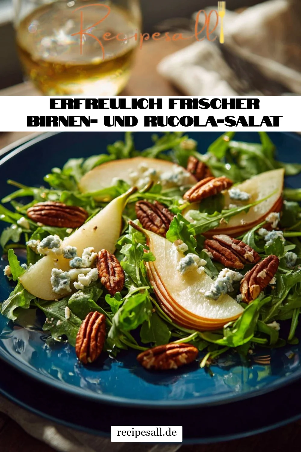 Erfreulich frischer Birnen- und Rucola-Salat