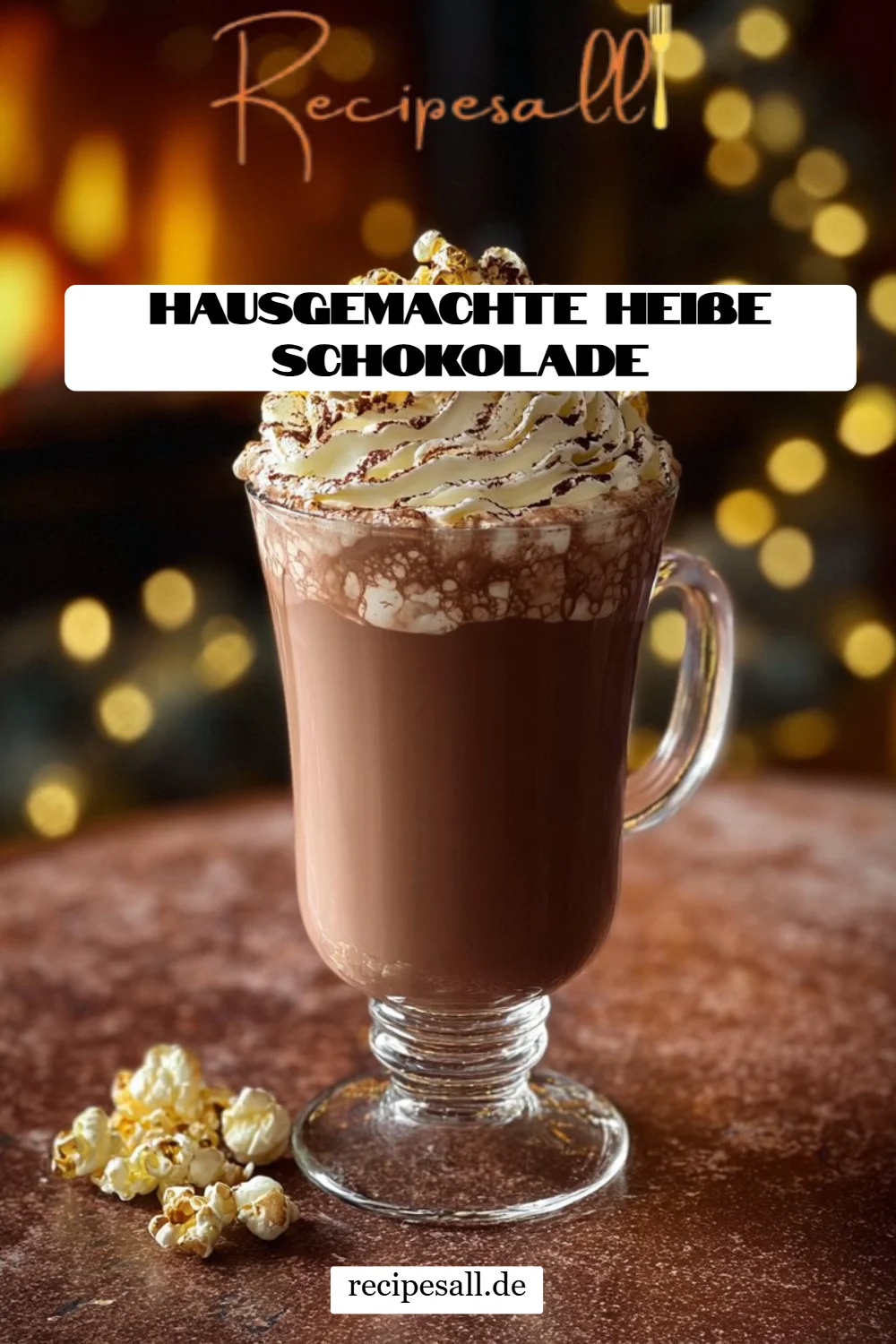 Hausgemachte heiße Schokolade