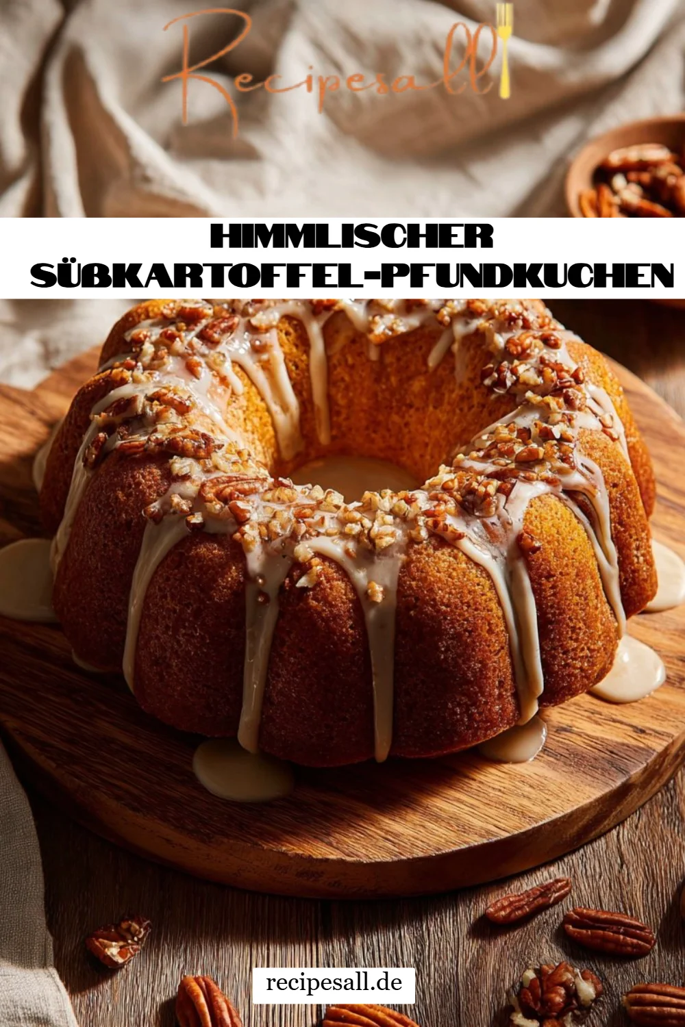 Himmlischer Süßkartoffel-Pfundkuchen