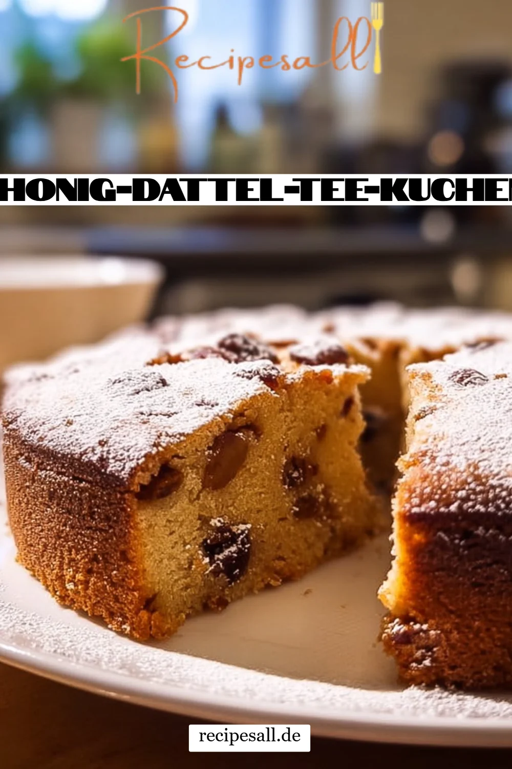 Honig-Dattel-Tee-Kuchen