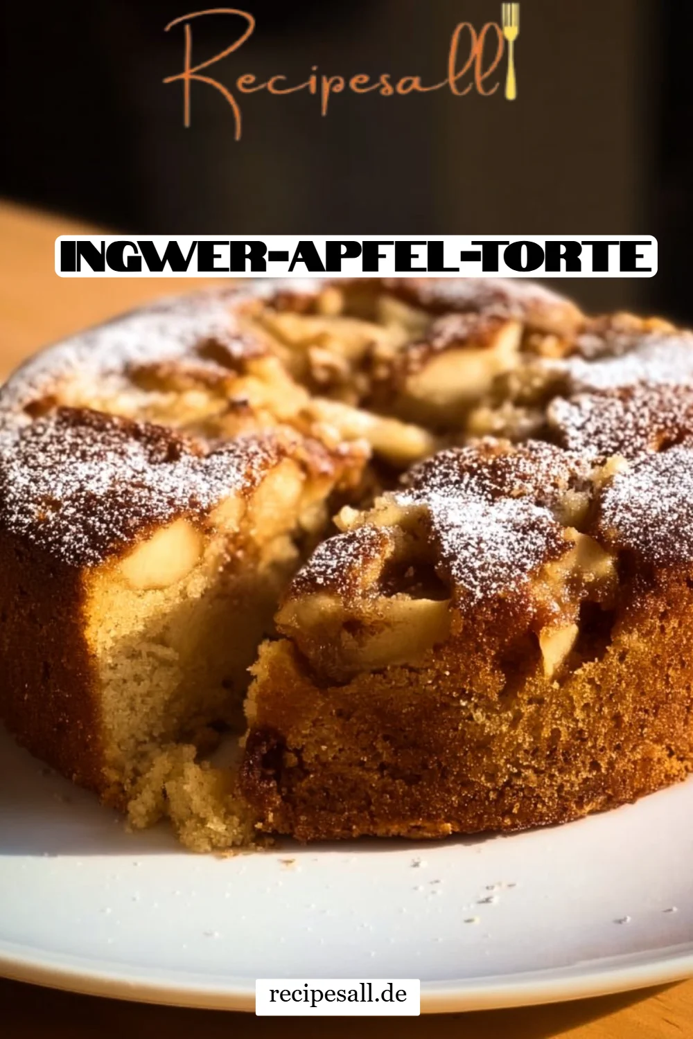 Ingwer-Apfel-Torte