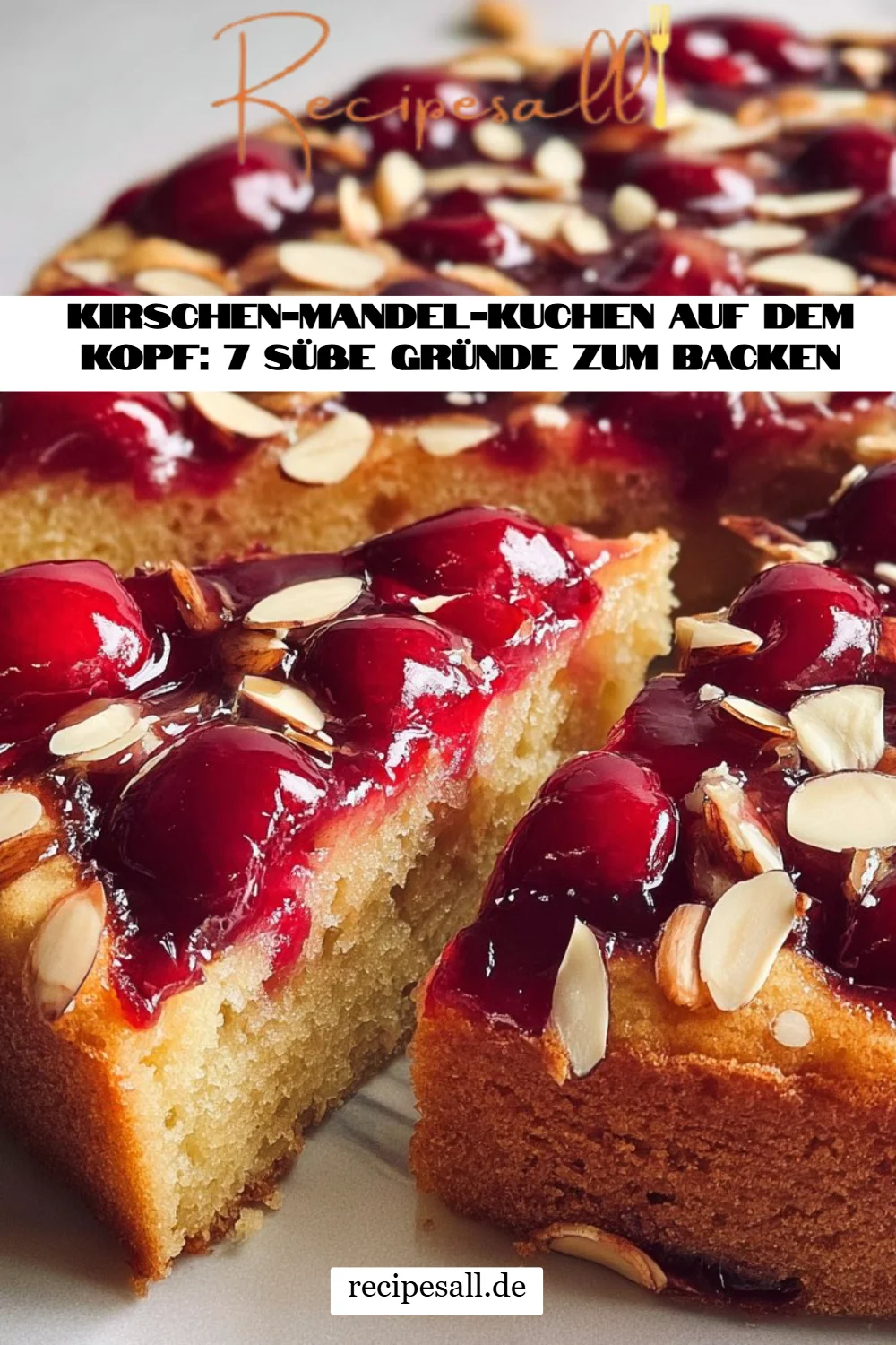 Kirschen-Mandel-Kuchen auf dem Kopf: 7 süße Gründe zum Backen