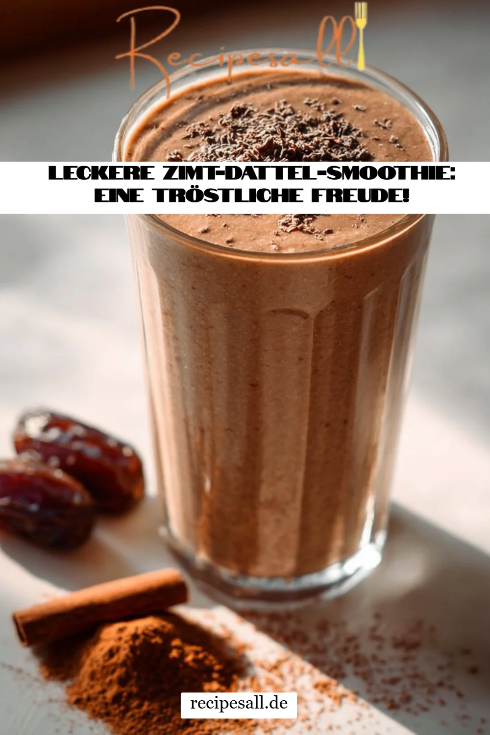 Leckere Zimt-Dattel-Smoothie: Eine tröstliche Freude!