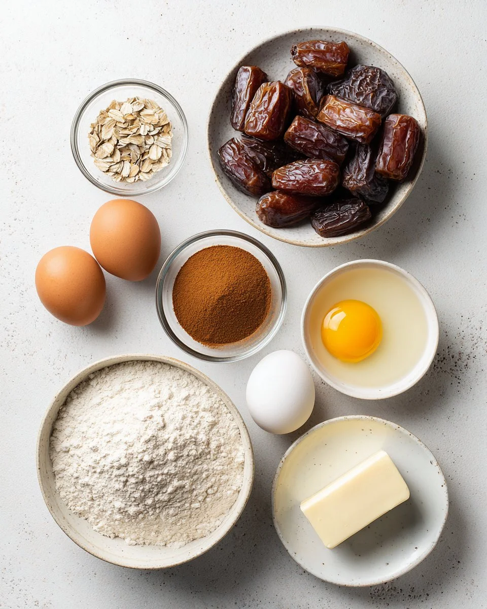Rustikaler Dattelteigkuchen