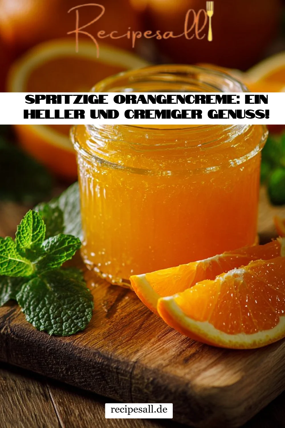 Spritzige Orangencreme: Ein Heller und Cremiger Genuss!