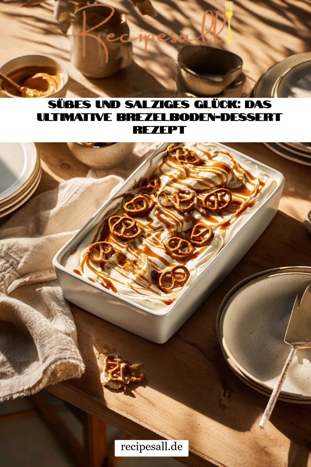 Süßes und Salziges Glück: Das ultimative Brezelboden-Dessert Rezept