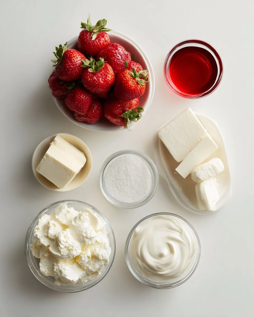 Unwiderstehlich leichte Erdbeer-Cheesecake-Mousse