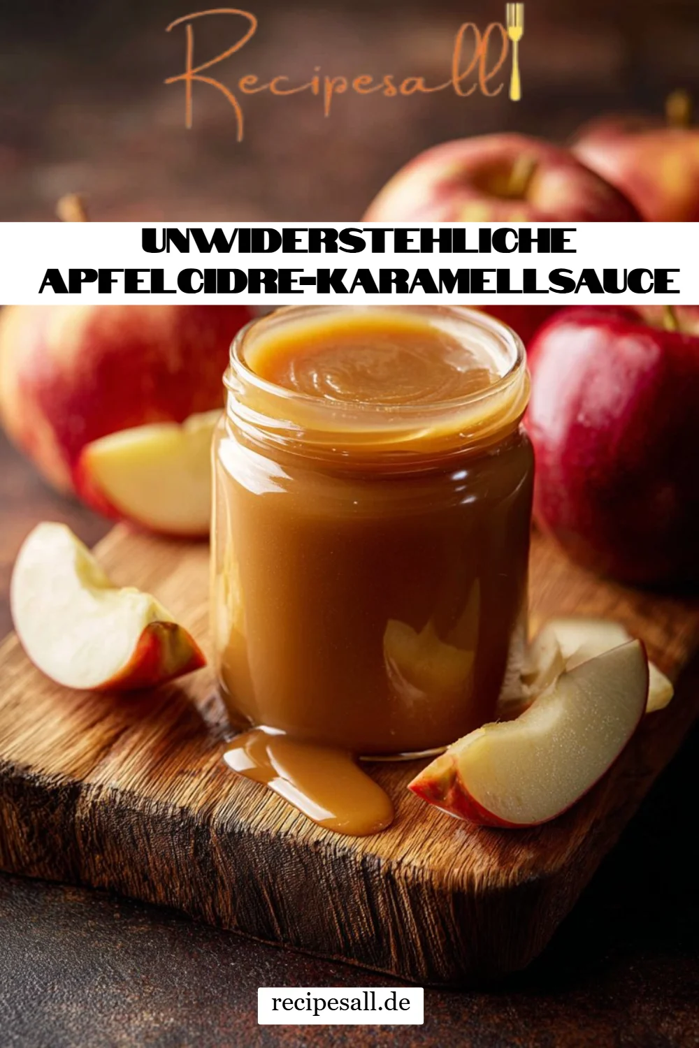 Unwiderstehliche Apfelcidre-Karamellsauce