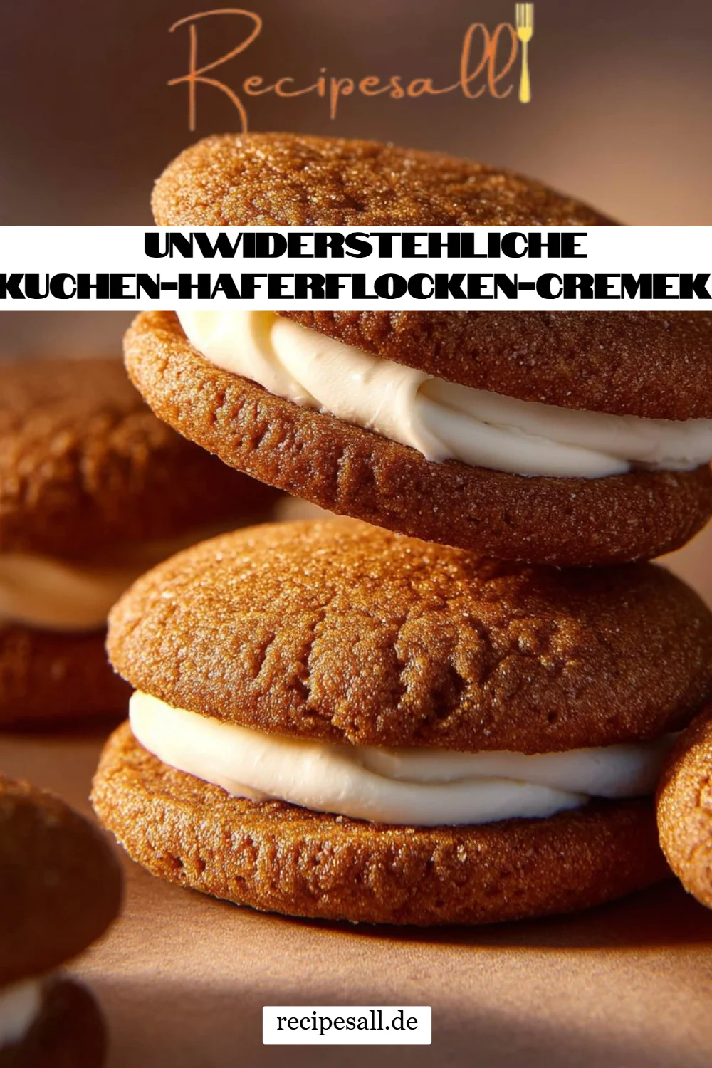 Unwiderstehliche Lebkuchen-Haferflocken-Cremekekse