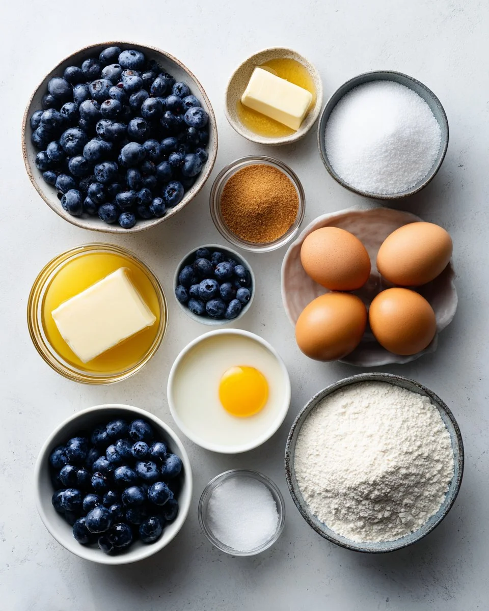 Unwiderstehlicher Blaubeer-Vanille-Wende-Kuchen Rezept