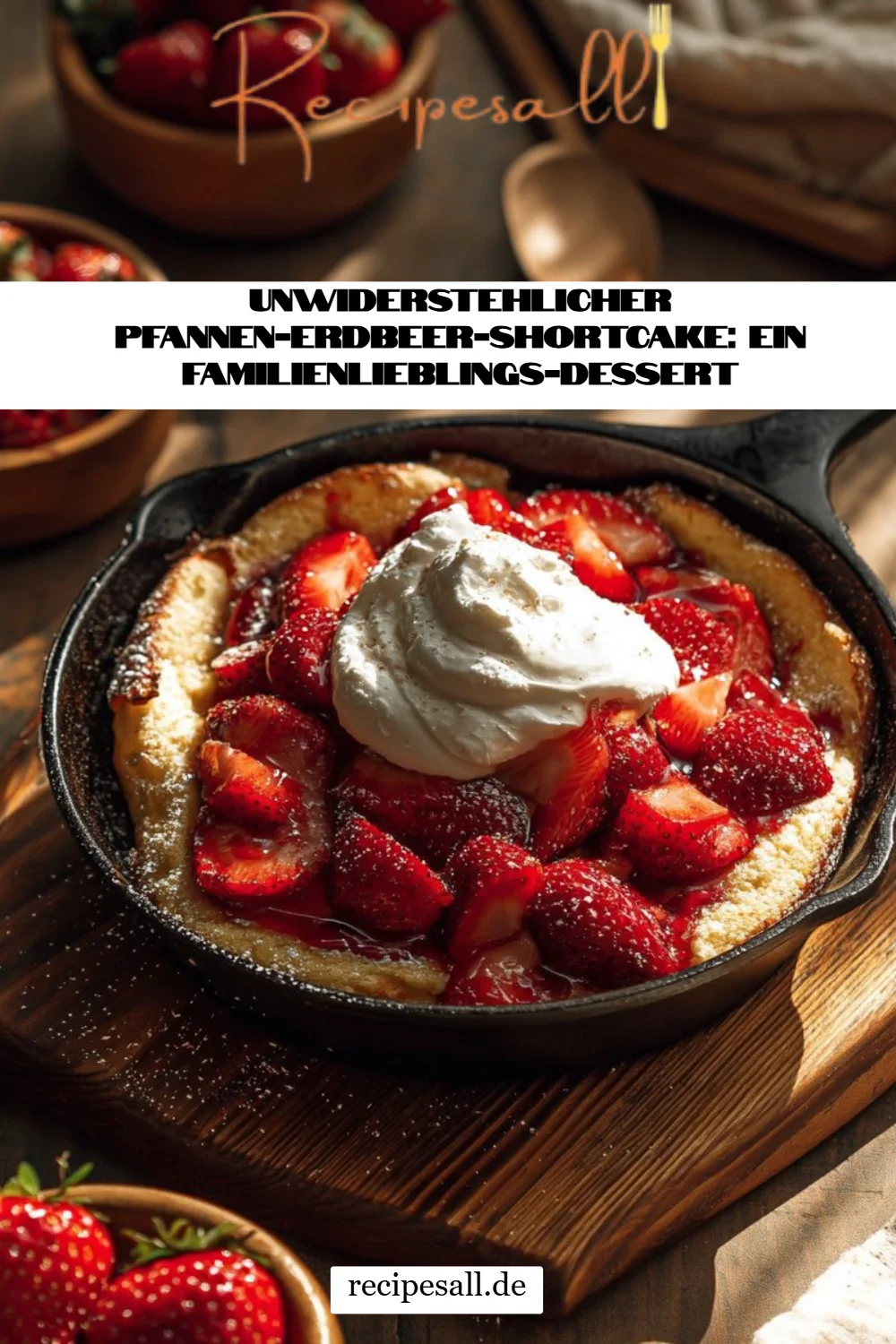 Unwiderstehlicher Pfannen-Erdbeer-Shortcake: Ein Familienlieblings-Dessert