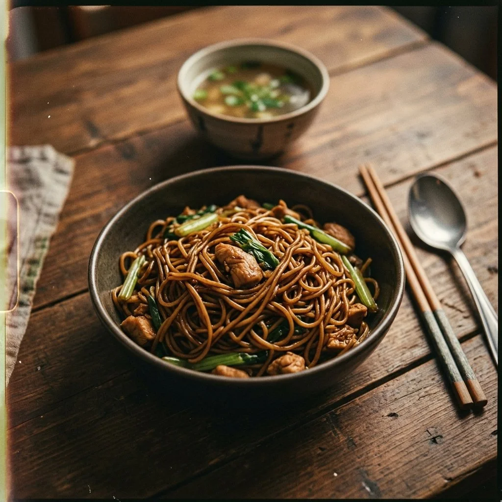 30-Minuten Hühnchen Chow Mein