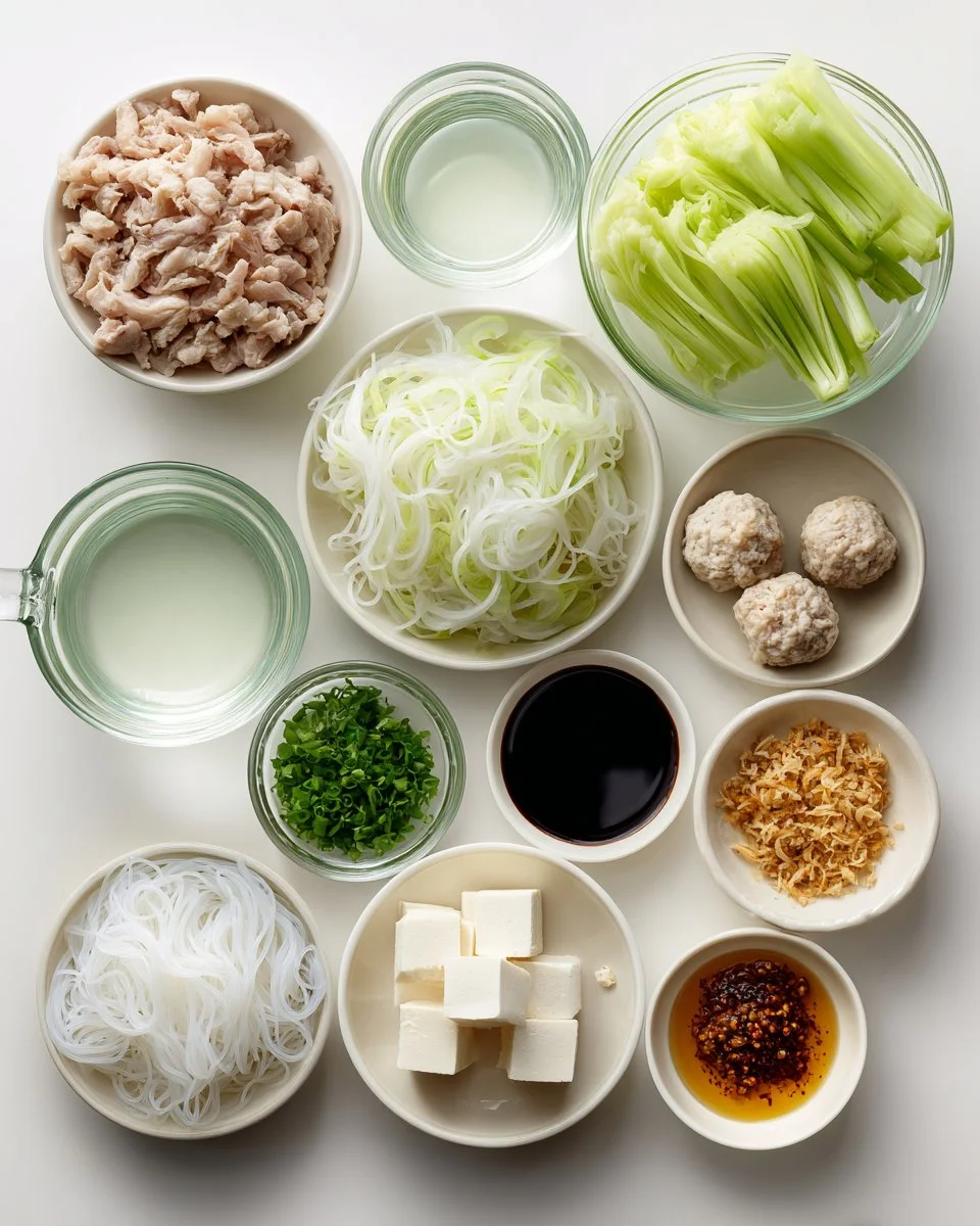 A Delicious Bowl of Thai Glass Noodle Soup: Comfort in Every Spoonful