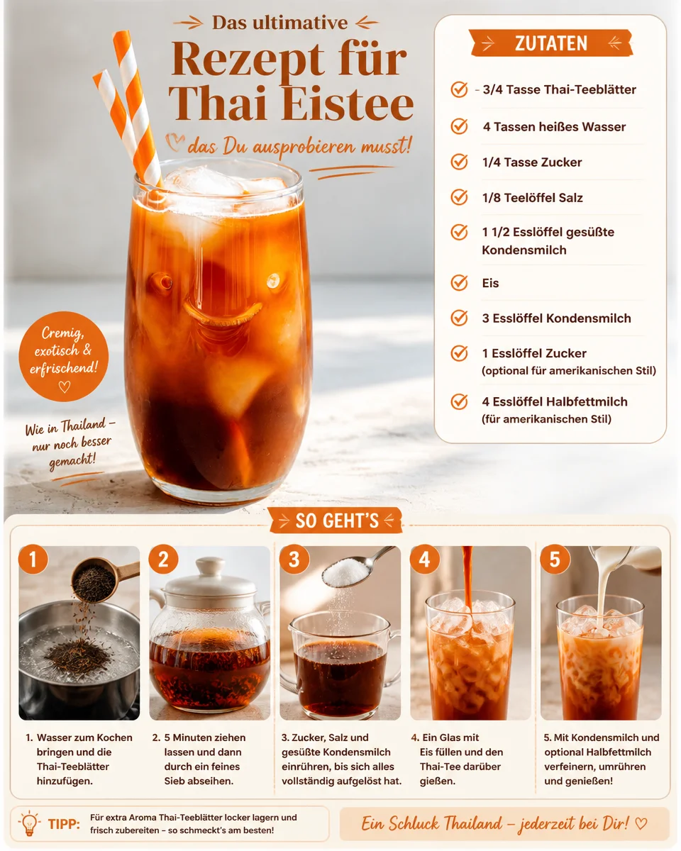 Das ultimative Rezept für Thai Eistee, das Du ausprobieren musst!