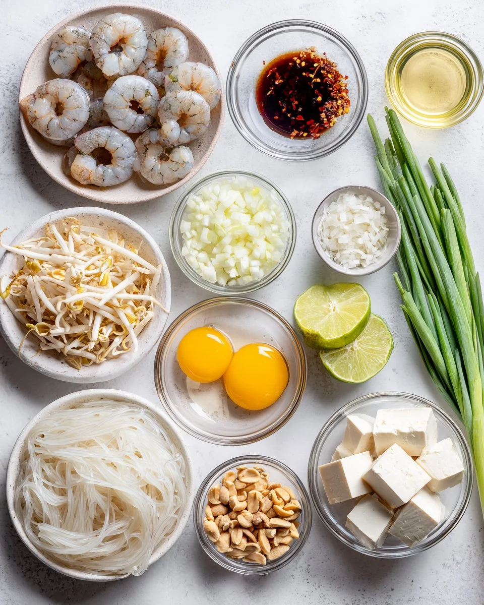 Einfache und gesündere Pad Thai