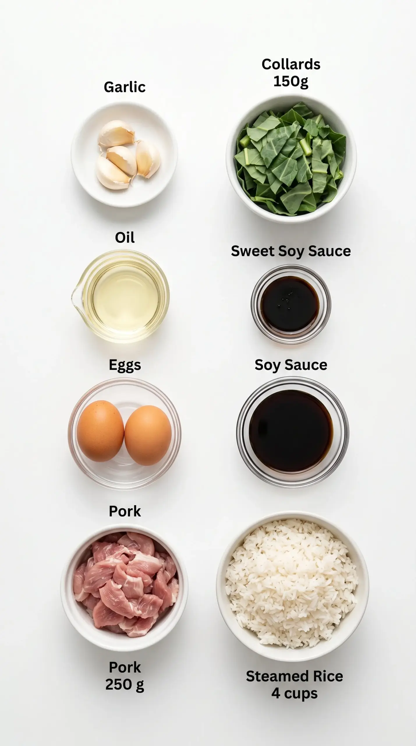 Einfache und köstliche Thai Schweinefleisch gebratener Reis